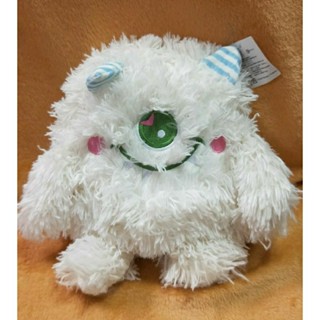 獨眼小毛怪娃娃 白色
