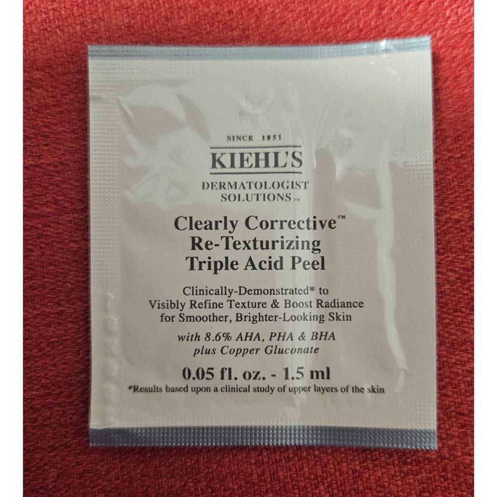 契爾氏  Kiehl's激光極淨白淡斑精華   激光三酸煥膚精華液 1.5ml