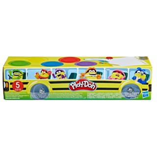 Play-Doh 培樂多 HF7368 上學趣校車包 5罐黏土組