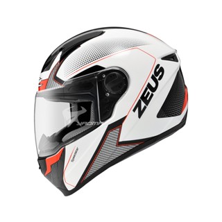 【ZEUS】安全帽 ZS-811 AL6 白黑紅 輕量化 內襯可拆 811 平價帽 全罩帽 ｜耀瑪騎士
