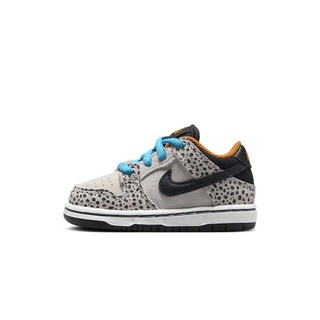 Nike SB Dunk Low Olympics Safari TD 奧運 石斑紋 白藍 小童 HF7840-001