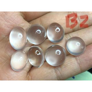 B組一手蛋面天然玉石雪花棉水沫玉冰種玻璃種放光蛋面裸石做成玉戒水沫子翡翠共生礦鈉長石