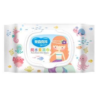 奈森克林 純水柔濕巾-夢幻人魚 附蓋 (30抽x1包)
