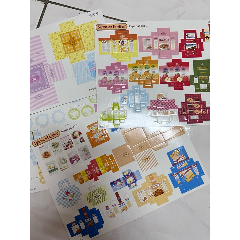 森林家族 散裝紙卡 適用森林超市 蛋糕店 服裝店