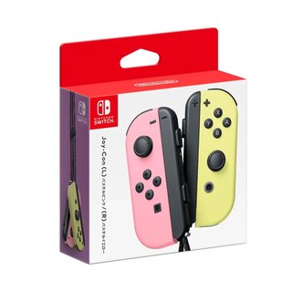 蝦皮隔日到貨【NS周邊】Nintendo Switch Joy-Con (L/R)【淡雅粉紅/淡雅黃】(台灣公司貨) 墊腳石購物網