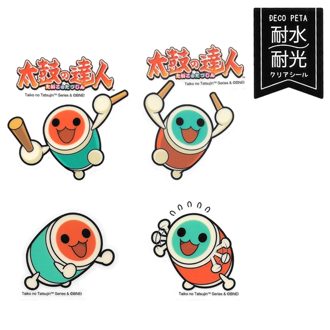 【現貨】太鼓達人 防潑水 貼紙 日本製 行李箱貼 手帳貼 裝飾貼紙 和田咚 和田咔 日本正版
