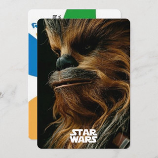 Star Wars 星際大戰 丘巴卡 人物悠遊卡 （實體悠遊卡、非貼紙）：Chewbacca