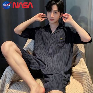 🔥【新品上新】睡衣大尺碼睡衣韓版睡衣透氣睡衣時尚家居服潮流睡衣輕薄睡衣冰絲睡衣休閒套裝春秋睡衣寬鬆睡衣大碼家居服男睡衣