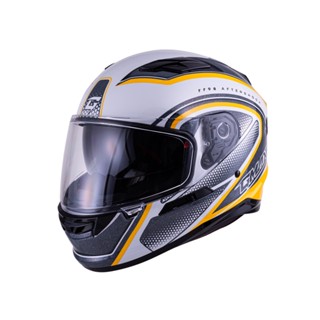 SOL SF-6 / SF6 GMAX FF-98 復甦 白黃 內藏式墨鏡 浮動式鏡座 EPS 全可拆洗 全罩 安全帽