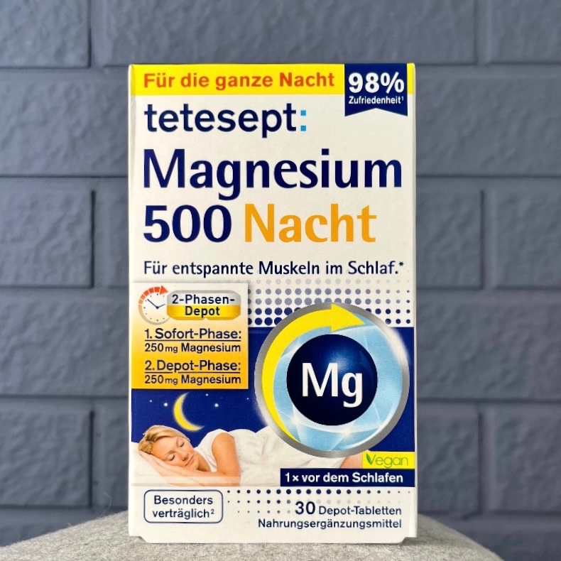 [現貨] 德國 tetesept 鎂500 二階段式 緩釋錠