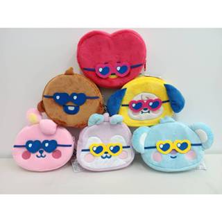 正版授權 BT21墨鏡頭型包 BTS防彈少年團 TATA RJ SHOOKY CHIMMY COOKY 化妝包