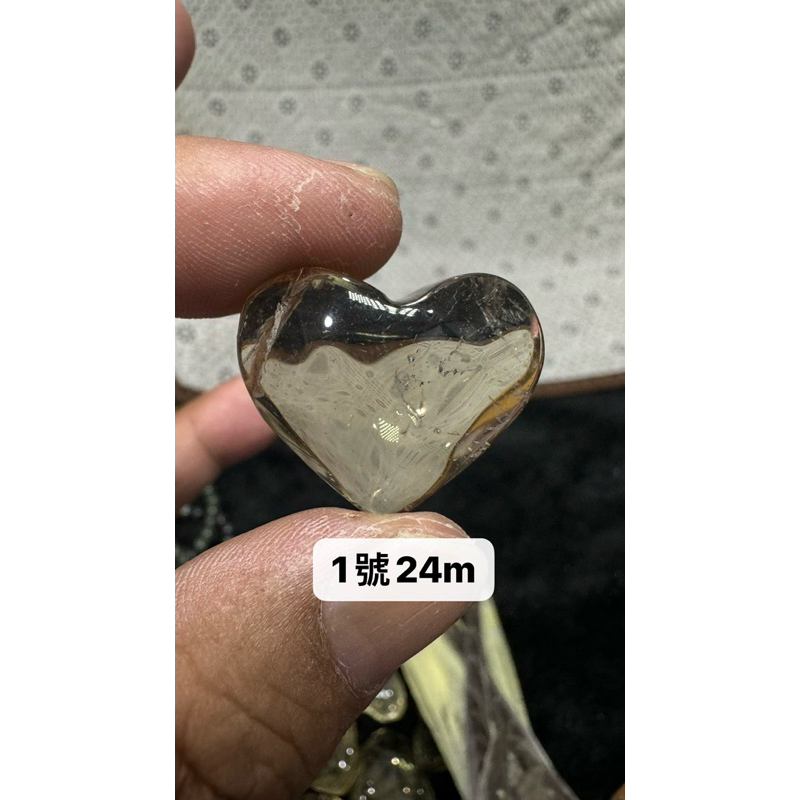 a42 特價忘記成本 黃水晶 愛心 原礦 擺件 把玩 飾品