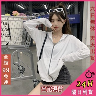 【全館現貨天天出貨】隔日到貨 女裝 薄外套 外套【冰絲外套】防曬外套 長袖外套 外套連帽 BR1836【現貨24H】
