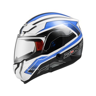 【ZEUS】贈好禮 ZS-3300 GG19 白藍 下巴可掀式全罩 內鏡 可樂帽 安全帽｜耀瑪騎士