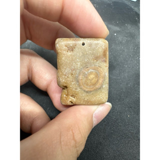 P4539 天然泰國龍宮舍利原礦 靈骨佛眼舍利 墜子 無事牌 墜飾 已打孔