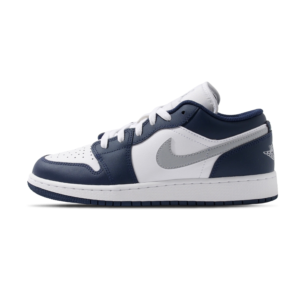 Nike Jordan 1 Low 大童 海軍藍 AJ1 運動 休閒 低筒 喬丹 休閒鞋 553560-141