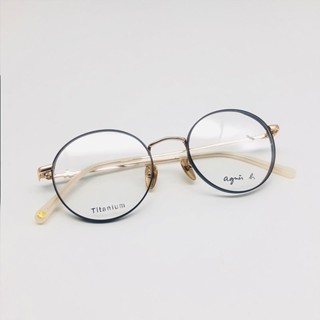 ✅💕 小b現貨 💕[檸檬眼鏡] agnes b. AB70158Z C02光學眼鏡 法國經典品牌 鈦金屬鏡框 絕對正品