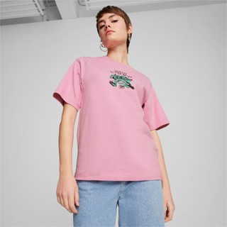 PUMA 短T 流行系列 DOWNTOWN 粉 圖樣 短袖 T恤 女 62665148