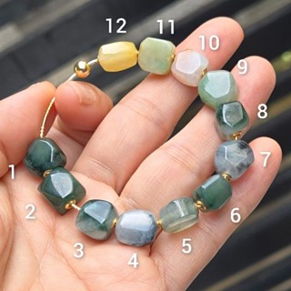 嗨，寶貝銀飾珠寶* 翡翠飾品☆18k 天然緬甸玉A貨 細緻 優雅 鎖骨鍊 冰糯種～冰種 隨形翡翠墜飾 吊墜 手鍊2