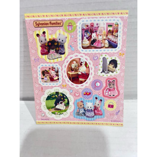 正版EPOCH 森林家族 貼紙 會場 限定全新 Sylvanian Families 森林家族 貓咪 小松鼠