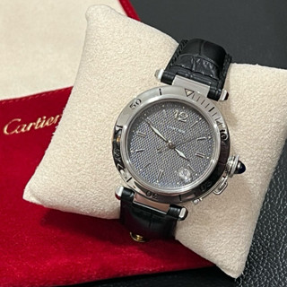 二手 真品 Cartier 卡地亞 Pasha 38mm 自動機械錶 男錶