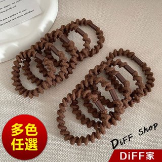 【DIFF】韓版經典基本波浪髮圈 馬尾髮圈 綁頭髮 橡皮筋 綁頭 髮圈 髮飾 頭飾【N150】