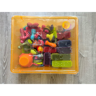《二手》B.Toys 布萊斯特鬃毛積木(75pcs)