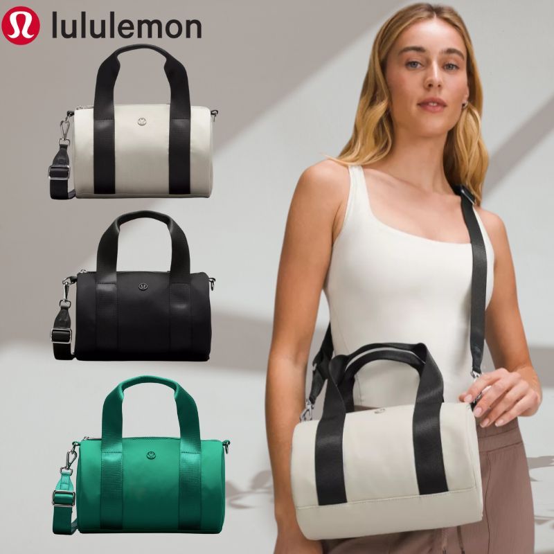 (PSM街頭潮流選) 加拿大運動第一品牌 LULULEMON Knit Nylon Mini 尼龍桶型行李包
