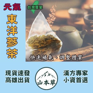 【元氣東洋參茶►5g/入】本草養生茶▪快速補氣▪參茶飲❗東洋人參茶▪大力參茶▪紅參茶▪太極參茶 ❗【山本草】漢方草本茶