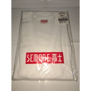 全新 Sempre 高士 白色短袖內衣 白色羅紋針織汗衫 白內衣 XL號 原價230
