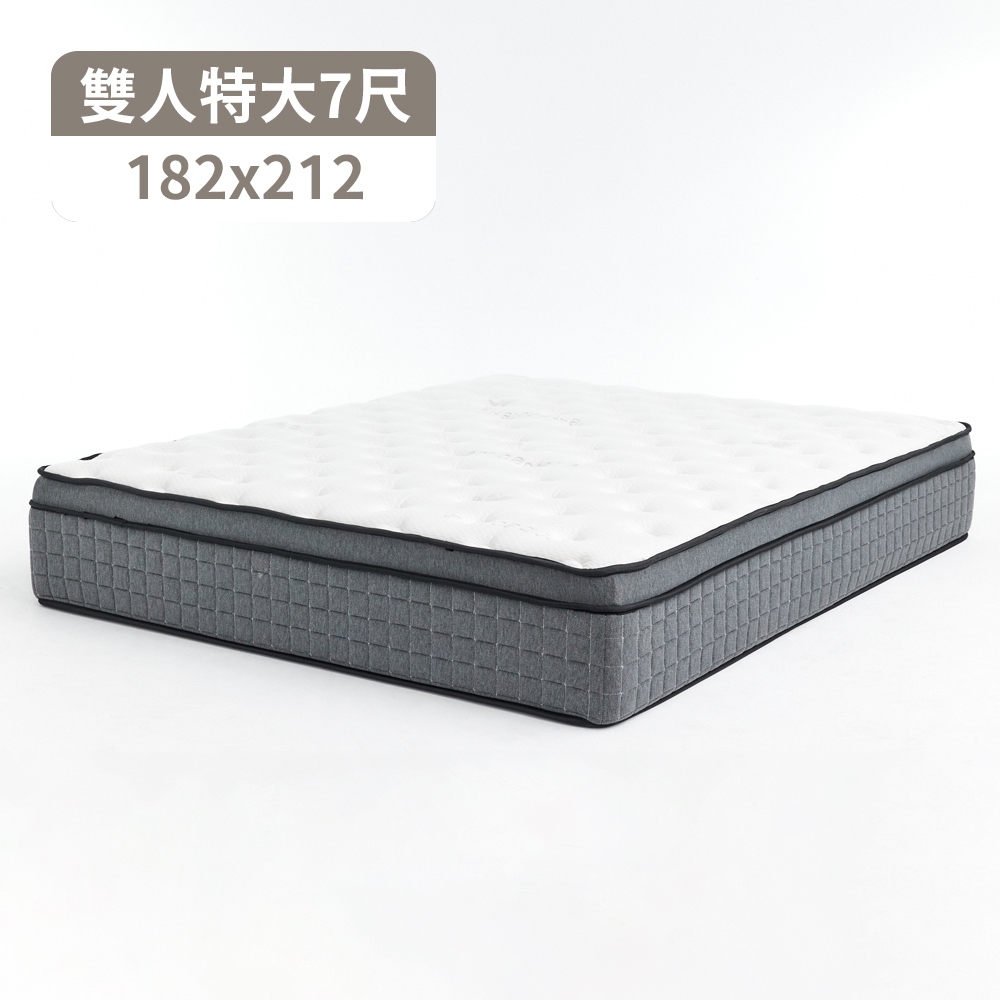 完美主義│日晨時光 乳膠護框三線獨立筒雙人加大6X7尺床墊【Y0186】