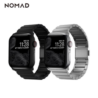 NOMAD全球限量Apple watch 鈦金屬錶帶44/42mm銀色