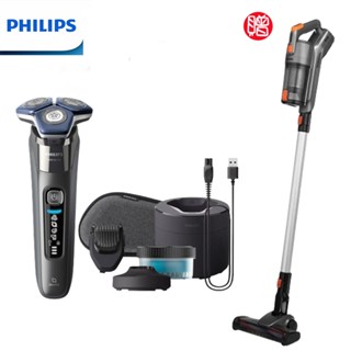 【PHILIPS 飛利浦】贈無線兩用吸塵器 S7887/58 全新雙智慧三刀頭電動刮鬍刀 電鬍刀