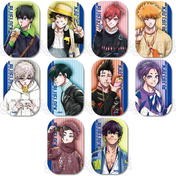 代理現貨 藍色監獄 方形徽章 凪誠士郎 糸師凛 糸師冴 御影玲王 愛空 千切豹馬 蜂樂廻 潔世一 馬狼 國神鍊介