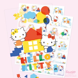 三麗鷗Hello Kitty造型姓名貼-防水/抗刮/撕不破(附精美貼紙收藏夾) 授權貼紙 三麗鷗正版授權 新款