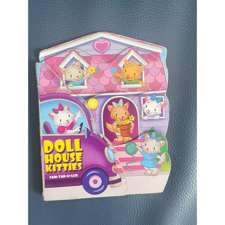 幼兒英語翻翻書Doll house kitties精裝書Fantabulus