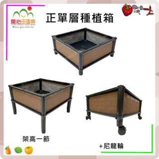 【新上市】 育材種植箱 正單層單箱 種植箱 [45*45] 種菜箱 組合式種植箱 陽臺種菜 種菜神器