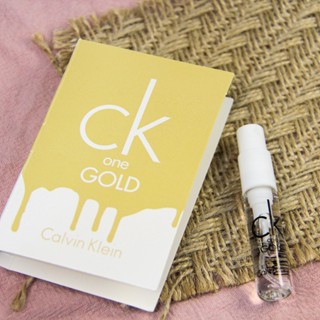Calvin Klein 卡文克萊 炫金 CK One Gold 中性淡香水 2ml 全新 原版試管香水 隨身噴瓶