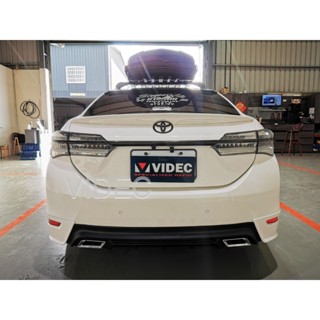 威德汽車 豐田 TOYOTA 14-17 ALTIS 11代 11.5代 皆可安裝 車美仕 空力套件 後下巴 材質PP