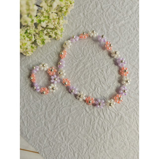 🌸J&S STUDIO 〔臺灣現貨〕 韓風流行 原創手工串珠 花圑錦簇手環&戒指 花花手環 文青手環 友情手環 Y2K風