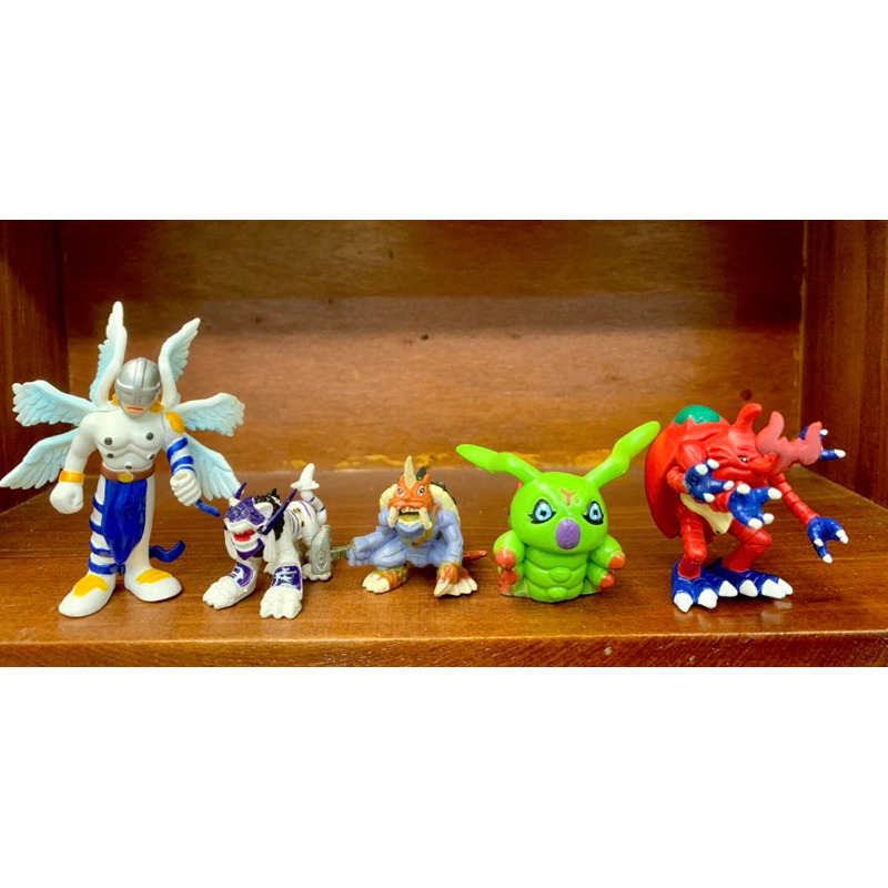 早期數碼寶貝公仔 天使獸 白虎獸 祖頓獸 蟲蟲獸 超比多獸