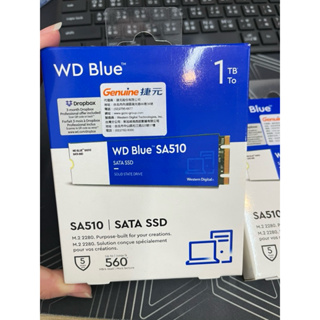 WD 藍標 SA510 1TB M.2 2280 SATA SSD