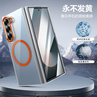 【永不發黃】 三星 Z Fold6 Fold5 Fold4 Fold3 magsafe 手機殼 透明 手機套 磁吸保護殼