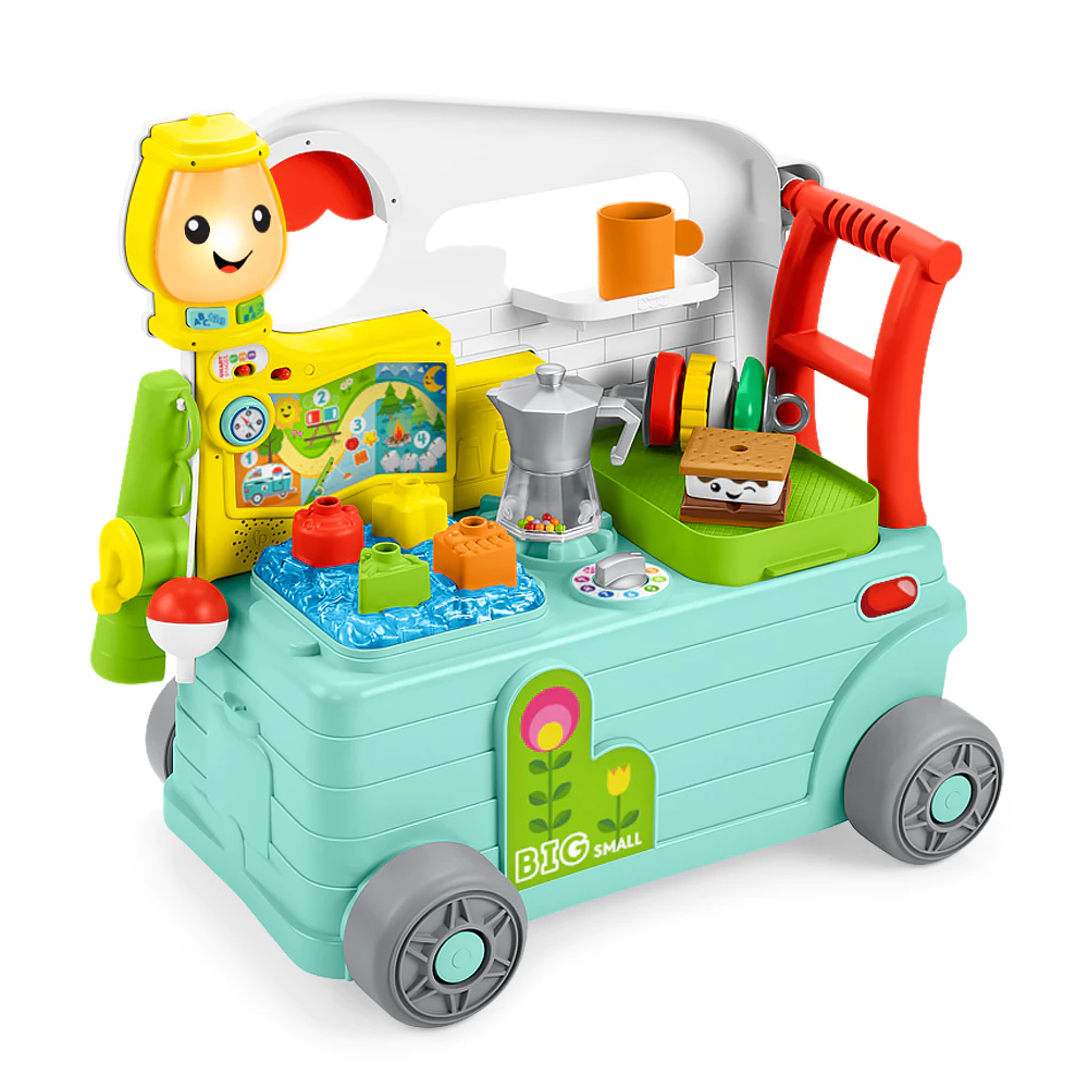 桃園童樂屋*桃園送貨免運費*玩具出租Fisher-Price 費雪 智能三合一露營車