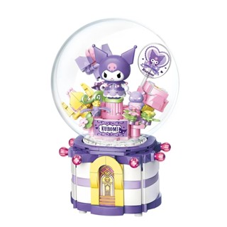QMAN啟蒙積木 三麗鷗 酷洛米的甜心城堡音樂盒 KEEPPLAY 30813