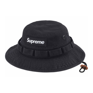 全新 Supreme SS24 Washed Canvas Bonnie 限量漁夫帽 刺繡 logo 帽子