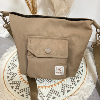 PORTER INTERNATIONAL LAPSE駝棕色輕巧斜背包