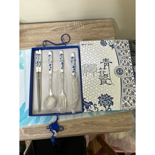 全新青花瓷4件套裝禮盒組