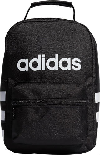 adidas 愛迪達 Santiago 保溫午餐袋, 黑色/白色, 聖地亞哥保溫午餐袋 - 黑色/白色