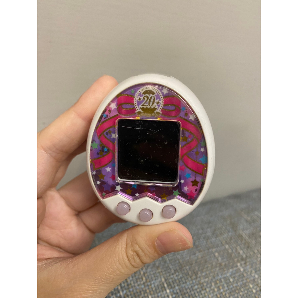 ﹝魚丸玩具﹞tamagotchi mix 20週年版 白色 塔麻可吉 電子雞 有使用痕跡  無書無盒 『二手』